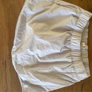 Old Navy Light Gray Elastic Waist Skirt